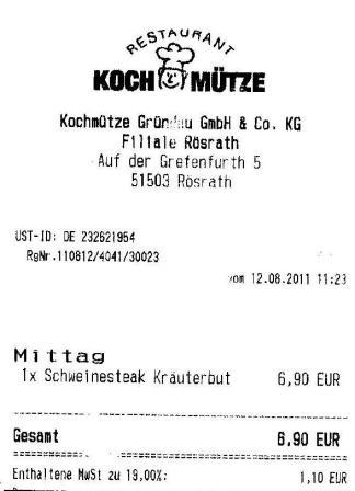 iadd Hffner Kochmtze Restaurant